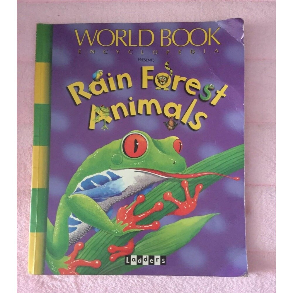 Rain Forest Animals World Book Encyclopedia Childrens Learning Homeschool K-2